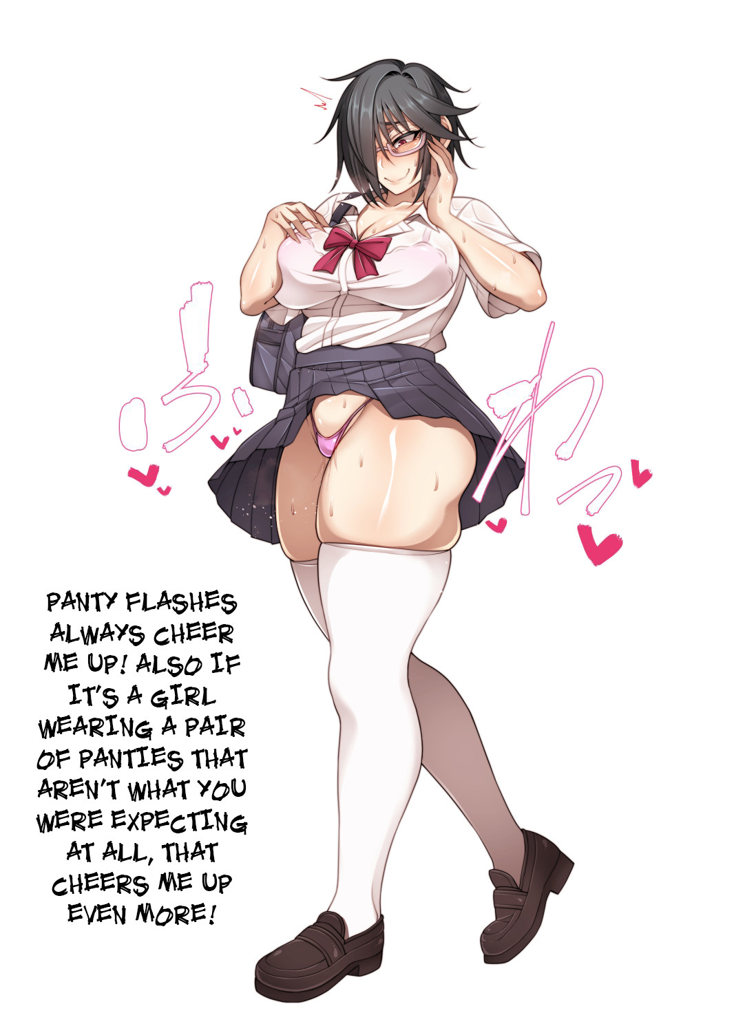 Hentai Manga Comic-The Creepy Glasses Girl-Bounus-58